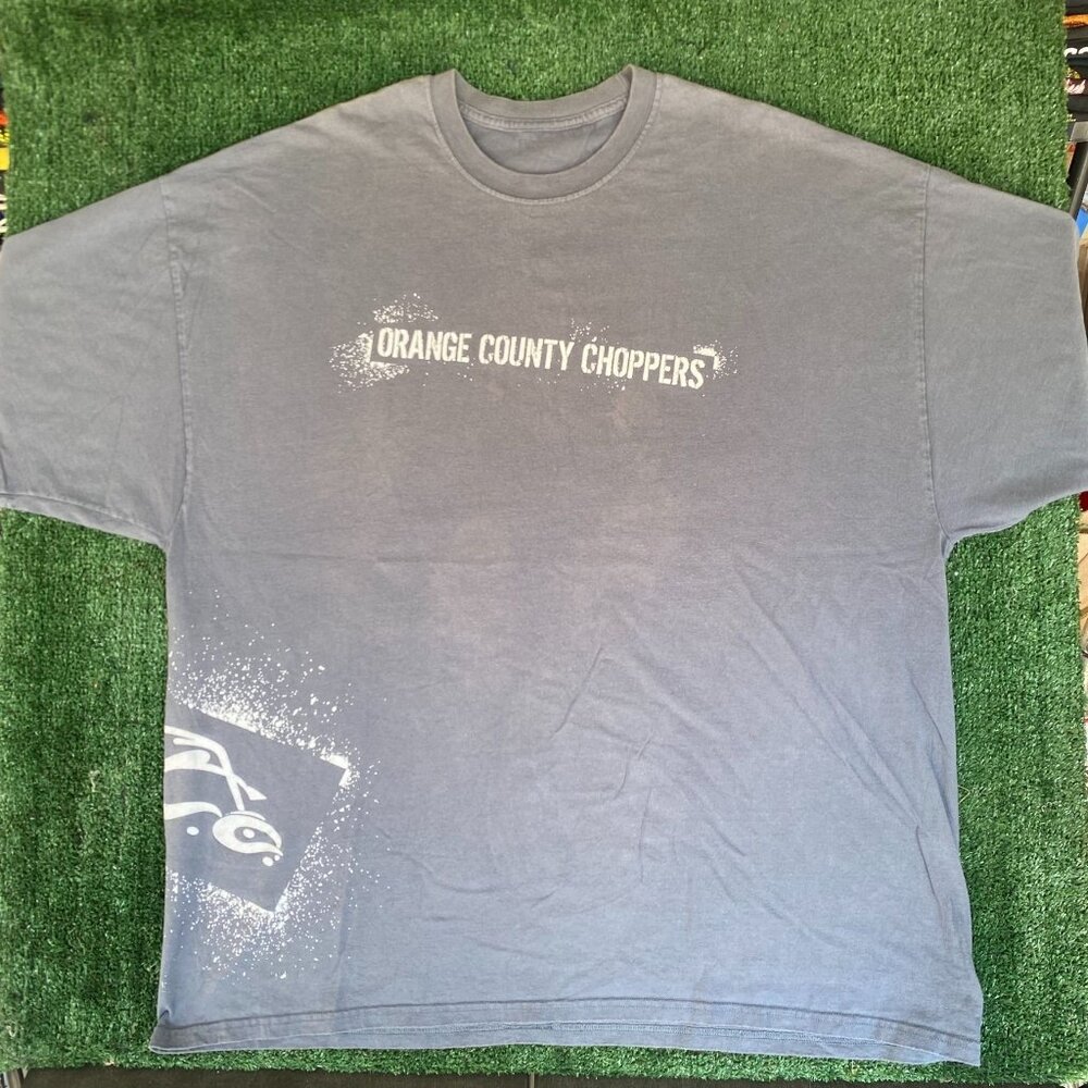Vintage Y2K Orange County Choppers Shirt Biker Punk Logo Tee